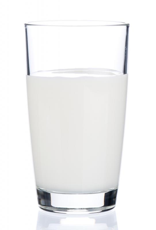 It is recommended to take vitamin C with a form of calcium, such as milk.