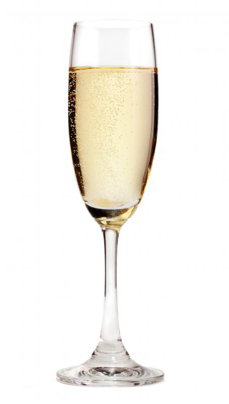 Champagne flutes can be a great engagement gift.