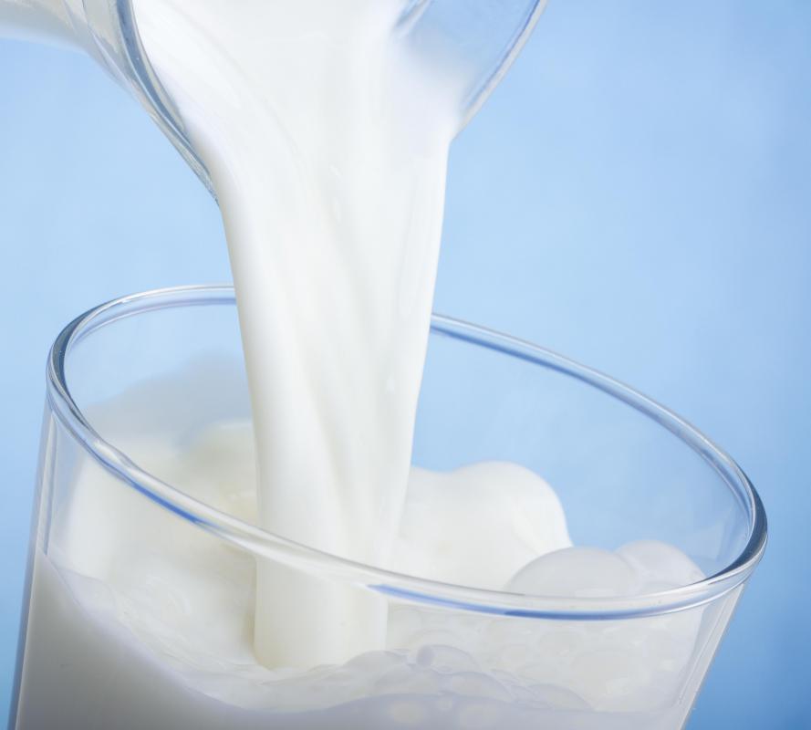 Milk is typically fortified with vitamin D.