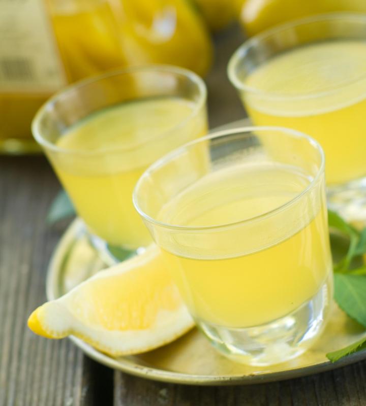 Lemon juice may be contained within an enema recipe.