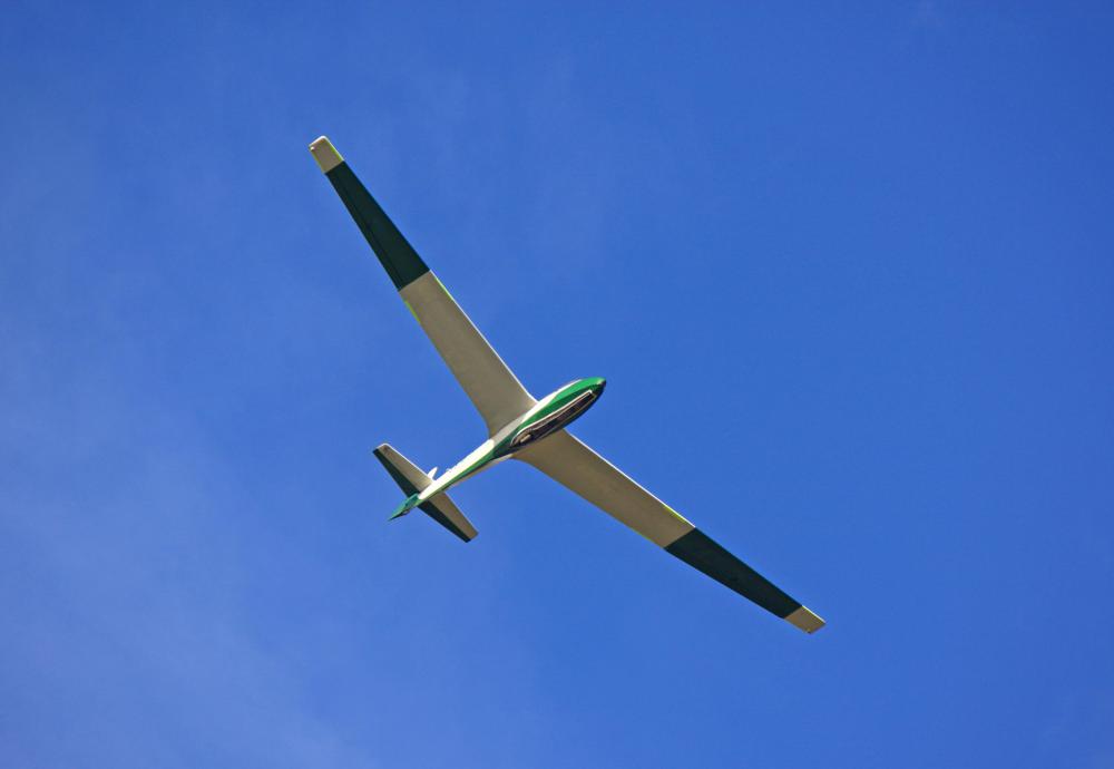 The wings of aircraft and gliders use the Bernoulli effect to generate lift.