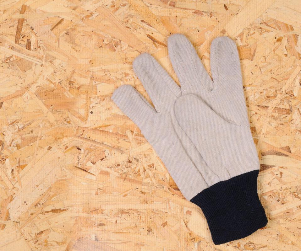 OSB sheathing is comprised of compressed wood strands.