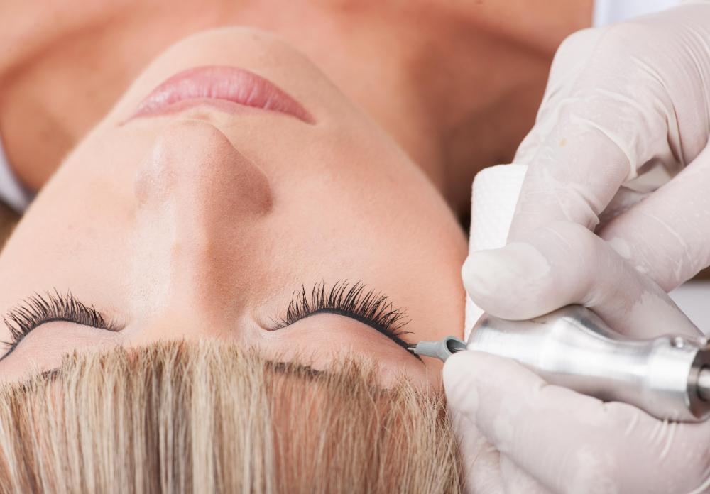 Permanent eyeliner application is a separate but similar procedure.