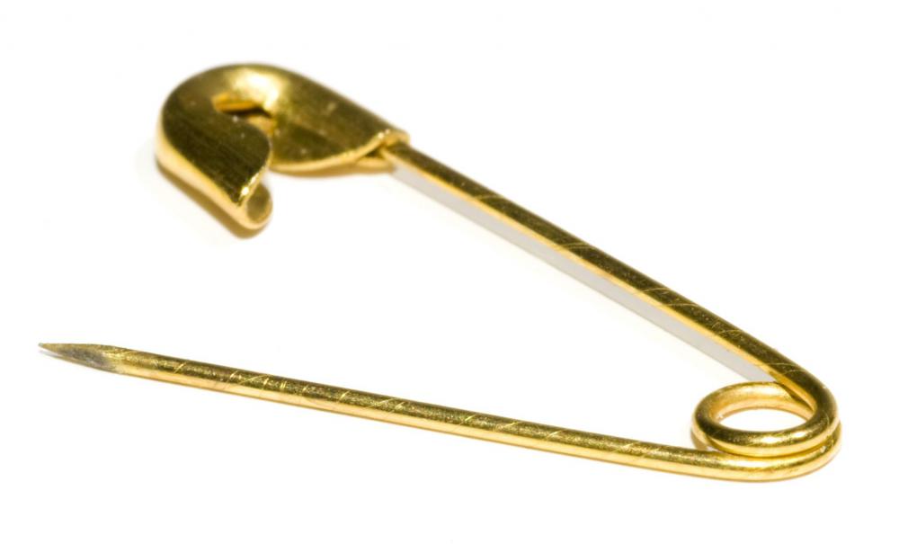 A first aid kit should include safety pins.