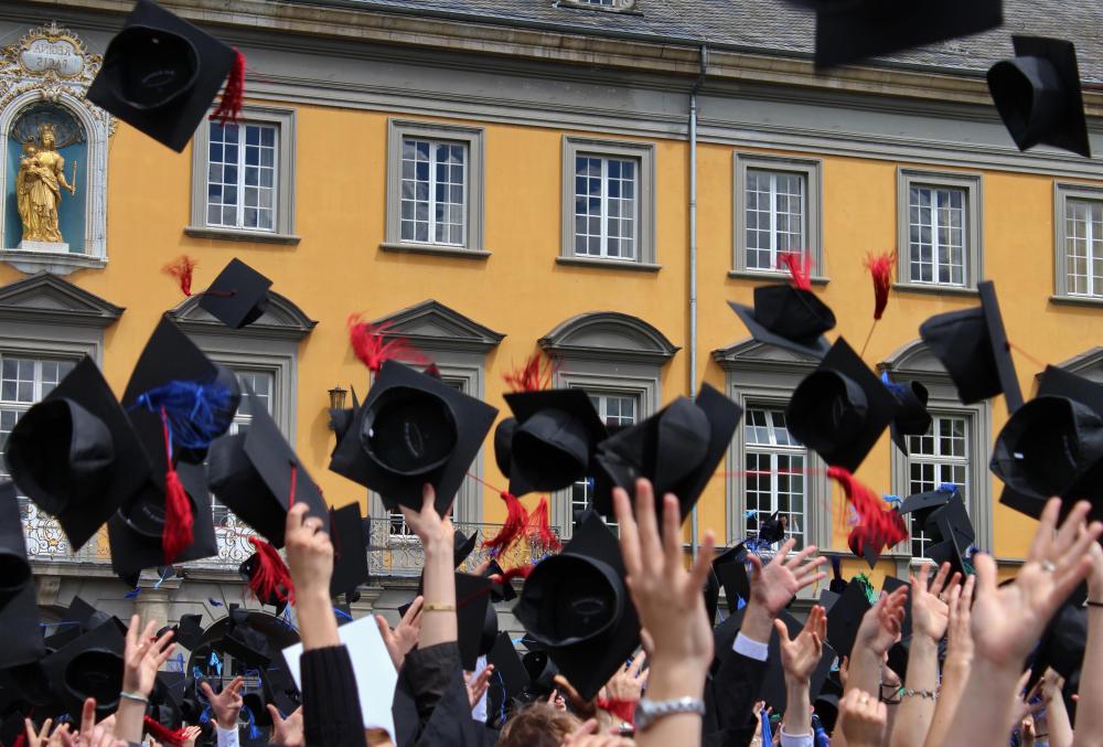 When an overnight party is hosted by a school, after graduation for example, and students are not allowed to leave, it is called a lock in.