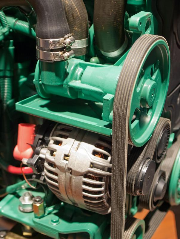 A gas-powered motor is often used to turn generators, creating electricity for use outdoors or in homes or businesses.