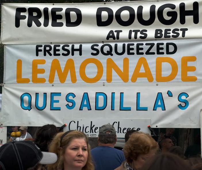 Whenever a word is pluralized by using an apostrophe plus "s" instead of the proper plural ending, such as "quesadilla's," it is referred to as a greengrocers' apostrophe.