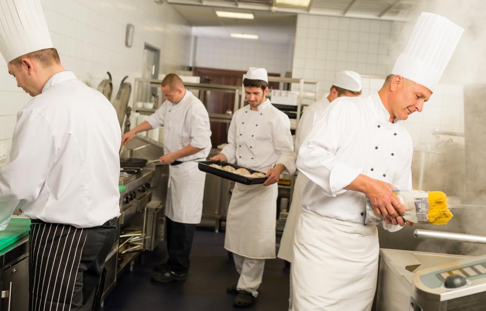 Industrial kitchens and restaurants may feature steam-jacketed kettles.