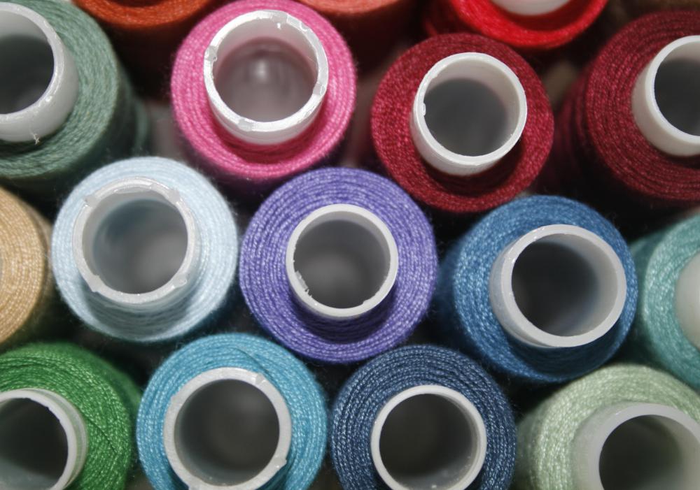 Polyester thread is the most common type of synthetic thread.