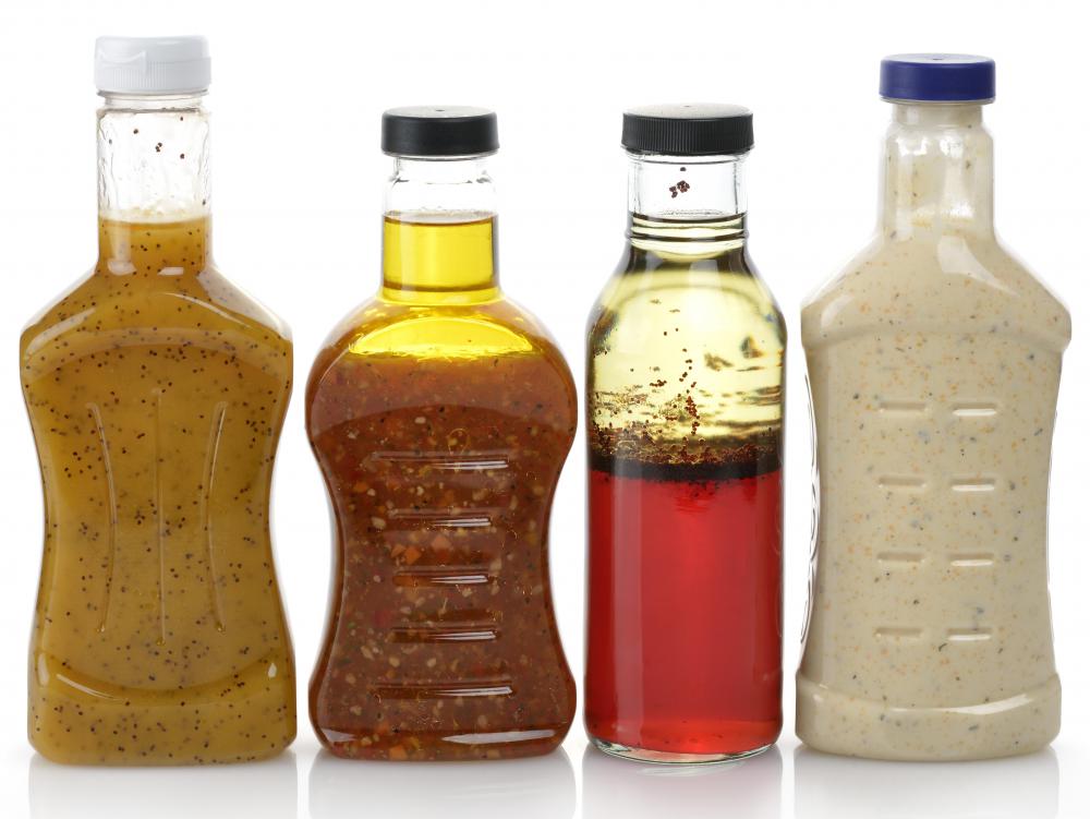 Some commercial salad dressing contain a great deal of sugar.