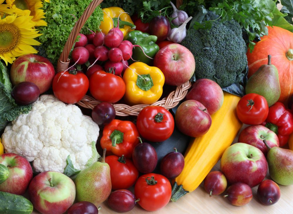 Produce from tree crops might be sold at a local market or stand.