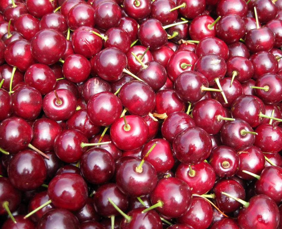 Cherries are a good source of vitamin C.