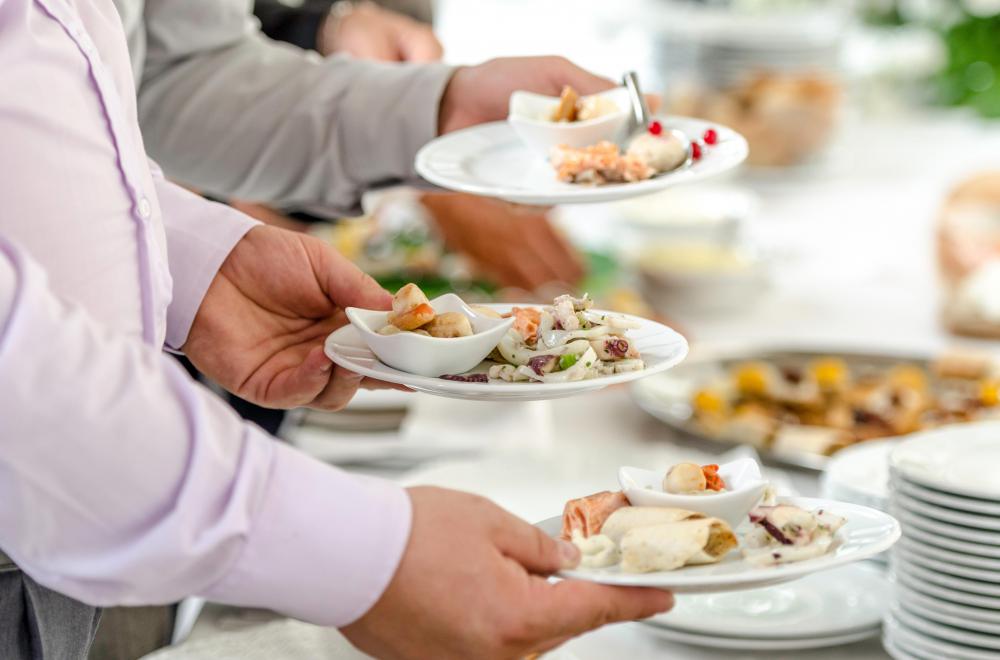 Nutrients from food may be absorbed in the small intestine.