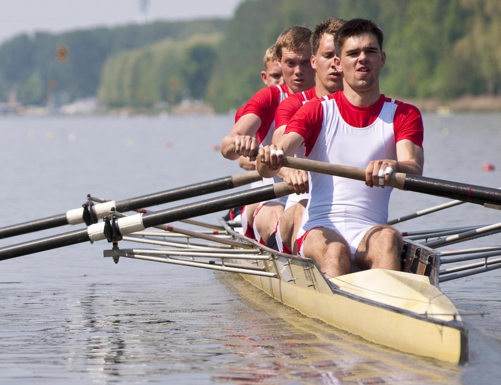 The crew neck was originally designed to be worn by rowing teams.