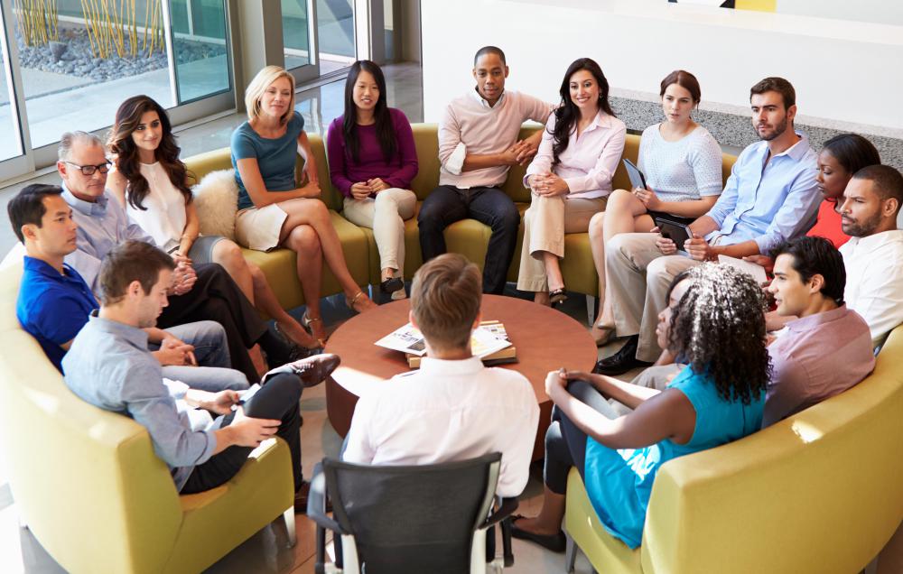 A business network may include co-workers withing the same company.