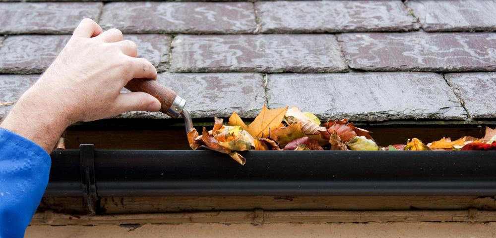 Gutter guards help prevent gutters from becoming clogged with debris, including leaves.