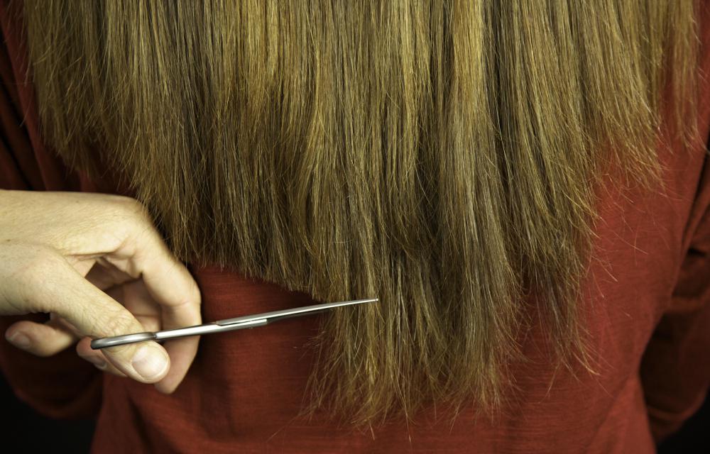 Getting a haircut every six weeks may help prevent split ends.