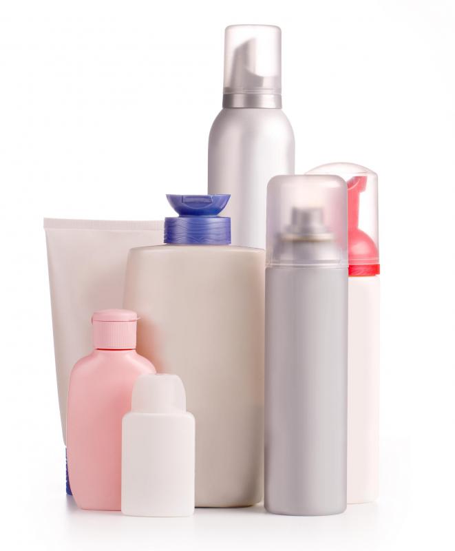 Hair styling products.