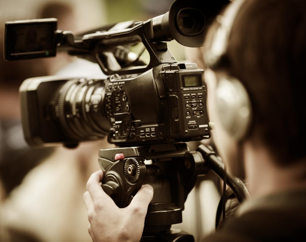 A cinematographer works closely with film directors during shooting in order to adequately frame each shot.