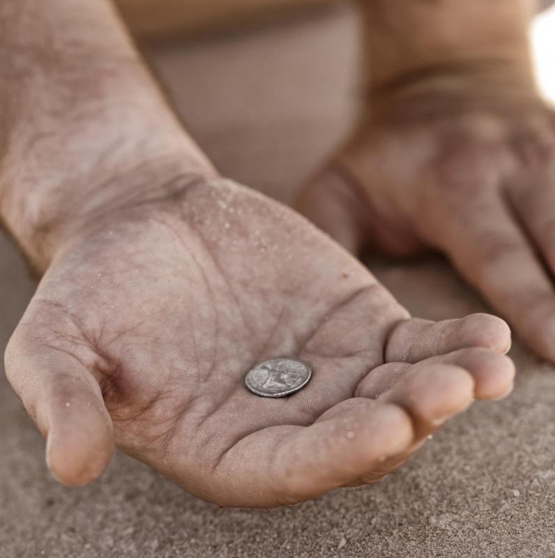 "Beggars can't be choosers" is a well-known adage, meaning that when someone is desperate for help, he or she can't be selective in what to accept.