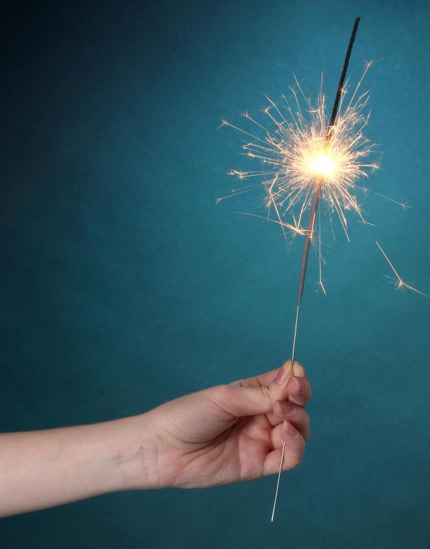 Children should be instructed by adults how to properly hold sparklers and how to safely use them.