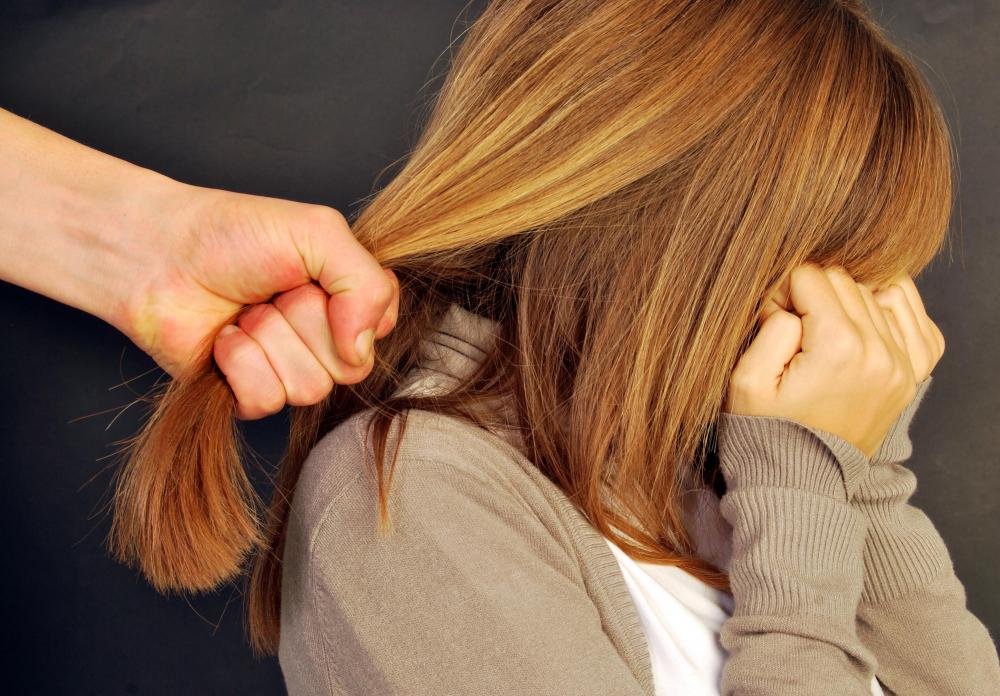 Although not very common, workplace intimidation can consist of physical harming.