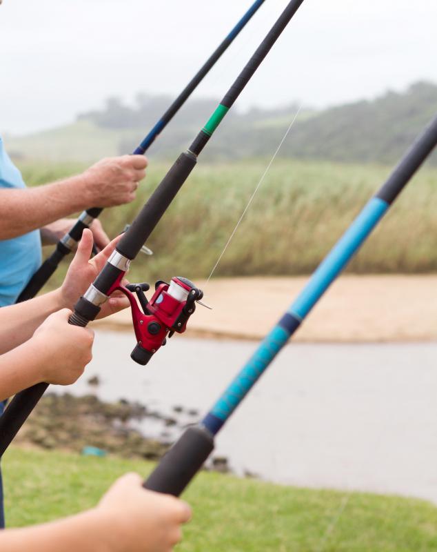 A popular type of handheld fishing is angling.