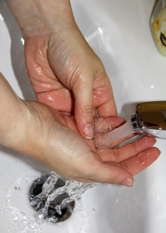 Washing hands frequently may help prevent a staph infection.