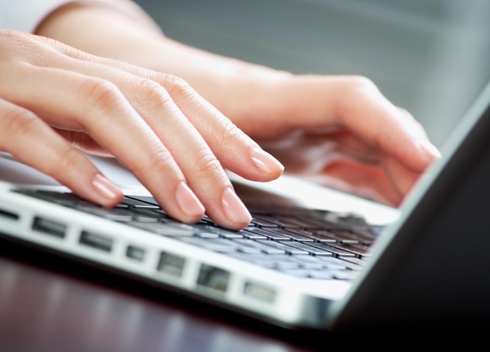 Someone who has a dislocated thumb should avoid typing as much as possible.