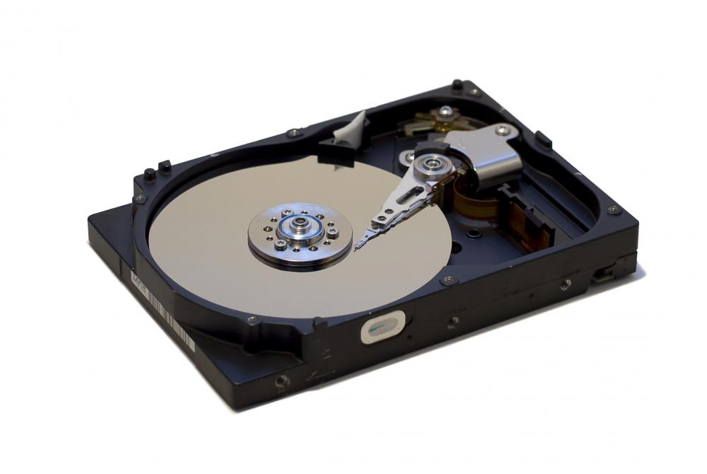 In computers, disks are used for the storage of data.