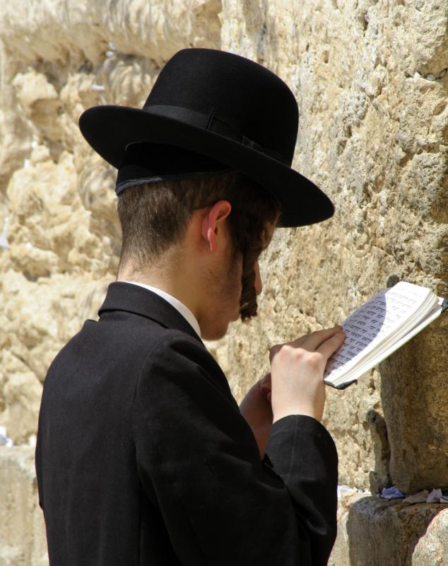 Spiritual healing may be sought at the Wailing Wall in Jerusalem.