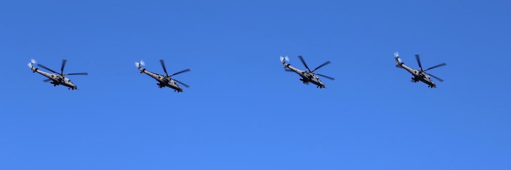 Searchlights can be attached to helicopters as part of an aerial search of terrain.