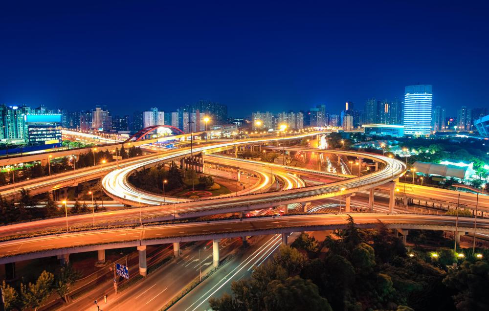 The signs, bridges, and interchanges of a highway are all a part of its infrastructure.