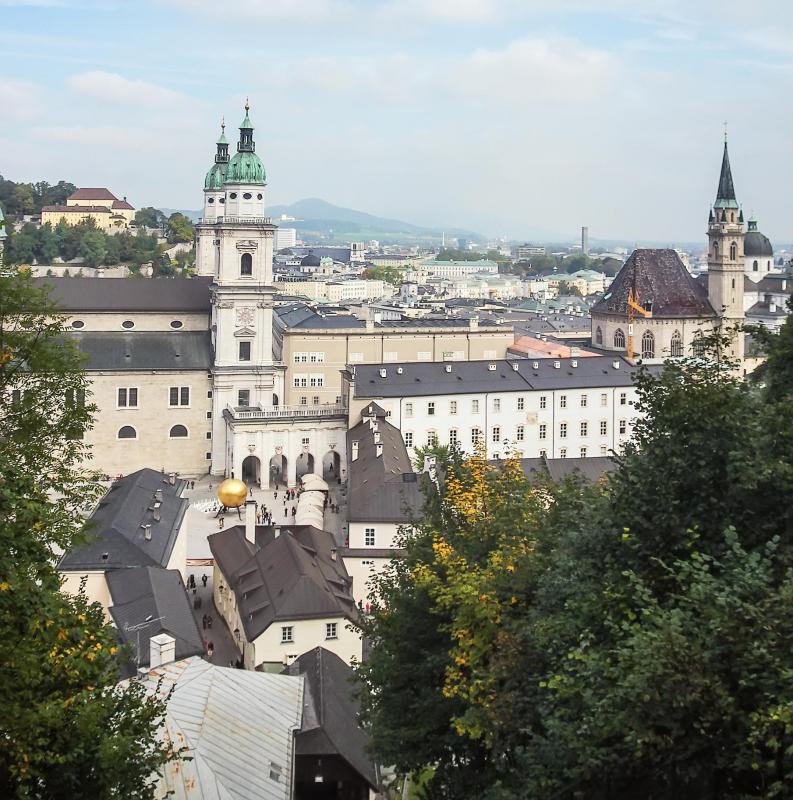 Mozart's hometown was Salzburg, the Austrian city in which he was born in 1756.