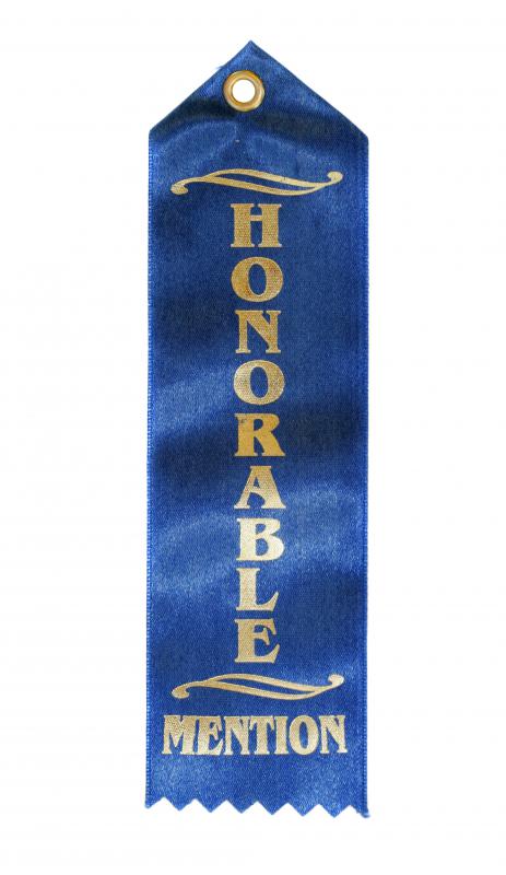 Honorable mention ribbon.