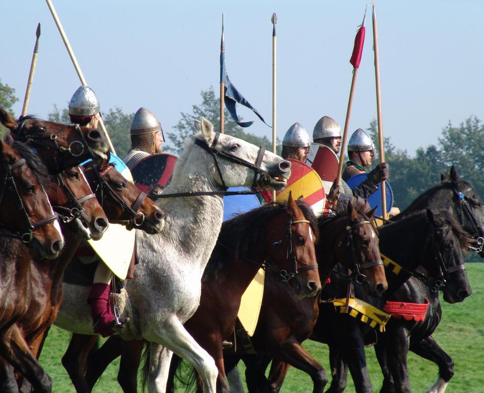 In 1215, Anglo-Norman nobles banded together and forced King John of England to sign the Magna Carta.