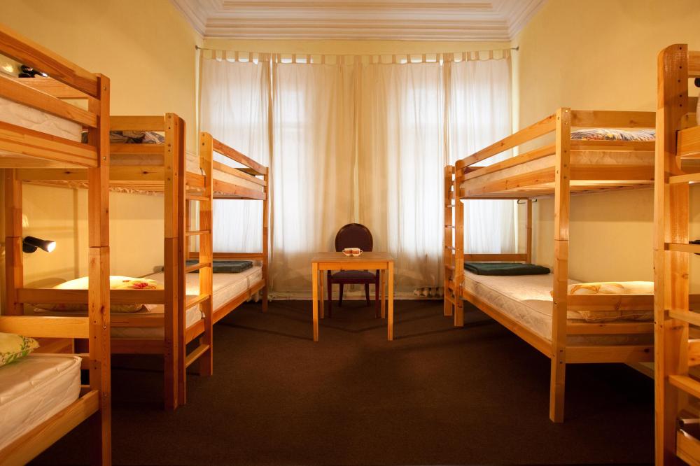 Hostels cost less money than hotels and often attract younger guests, who will most likely be sharing a room with other customers.