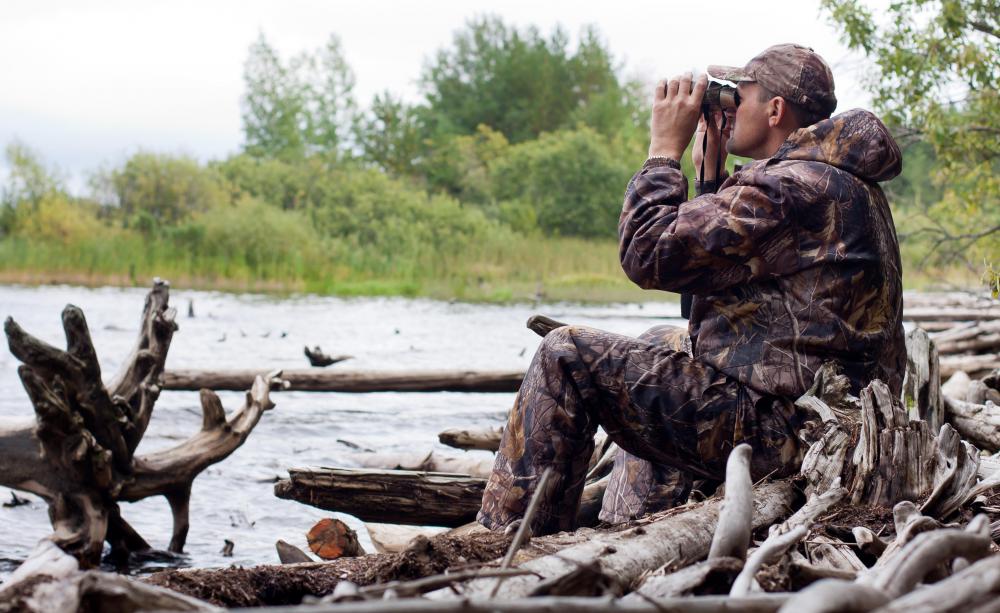 Military fatigues might be used by hunters as camouflage.
