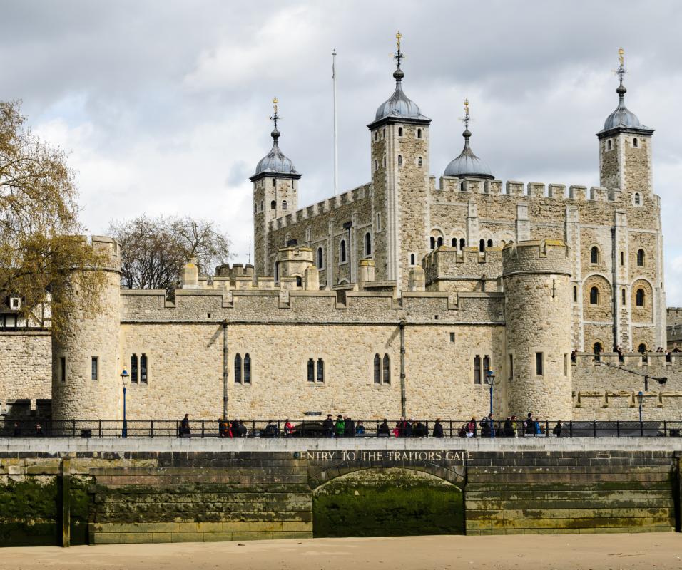 The Crown Jewels are kept under tight security in the Tower of London.