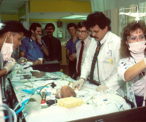 A Dobhoff tube is a type of nasogastric tube that is inserted into the stomach by way of the nasal passage.