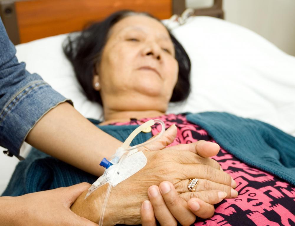 In many cases, a jejunostomy tube will help to provide nutrition for a terminally ill patient.