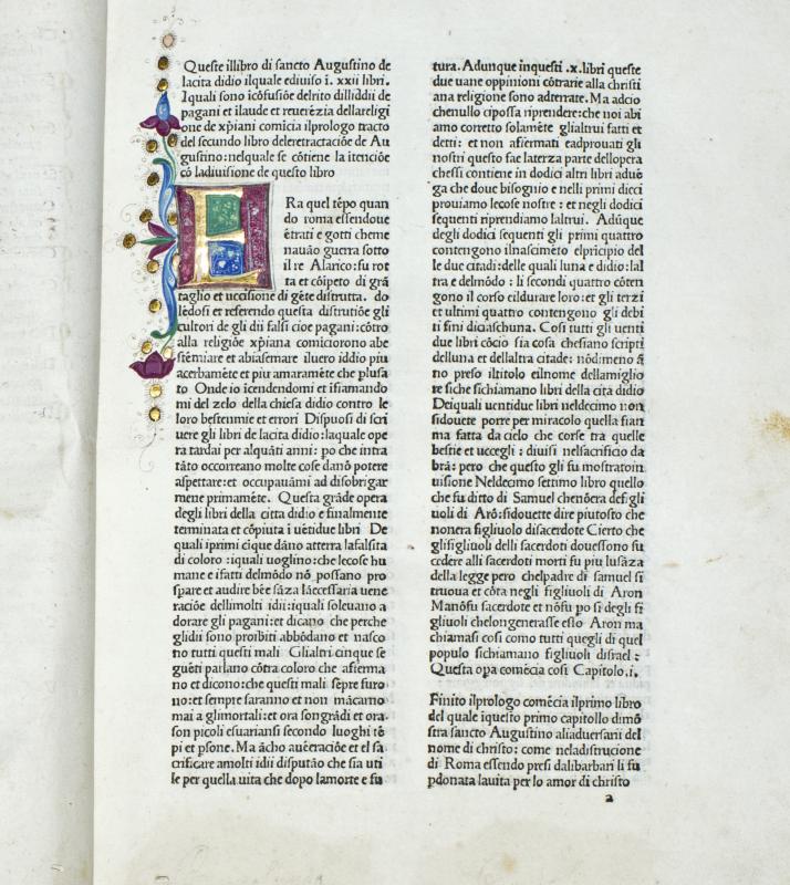 Knowledge of reading and writing was preserved through the efforts of Irish clergy after the Roman Empire fell of barbarians.
