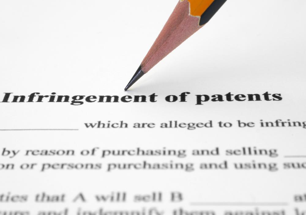 Patent infringement is the unauthorized use, manufacture, sale, etc of a patented product or process.