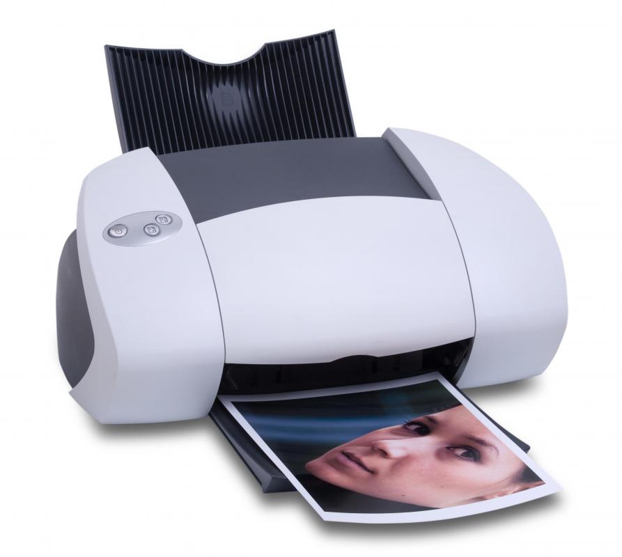 An inkjet printer, which can be used to make stickers at home.
