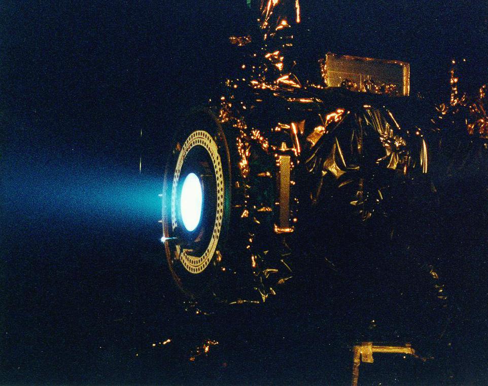 Though Von Neumann probes could use ion drives to provide enough velocity to escape the Solar System, such propulsion would create flight times to other star systems of thousands of years.