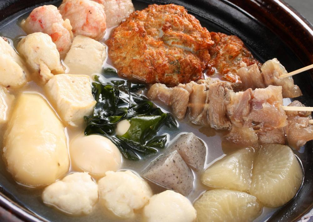 Japanese oden contains konjac.