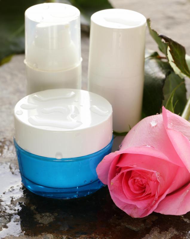 Rosewater is a common ingredient in clarifying lotions and toners.
