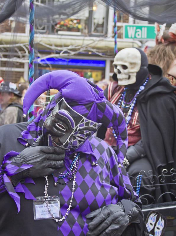 The most famous Mardi Gras celebration in the United States is held in New Orleans, Lousiana.