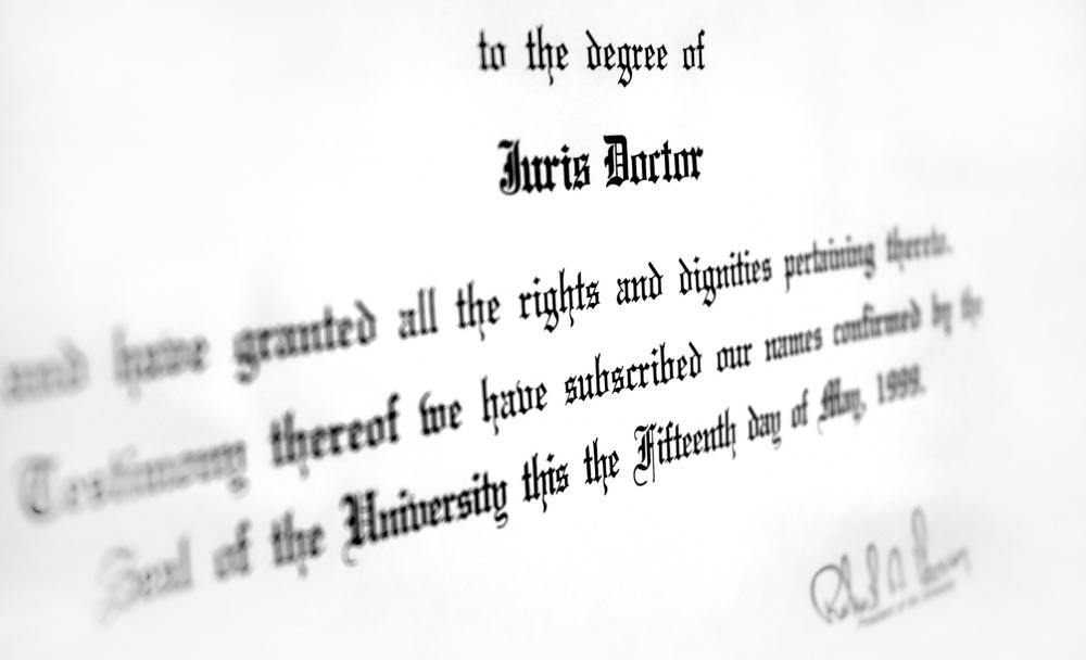 One does not have to have be a lawyer to study law.
