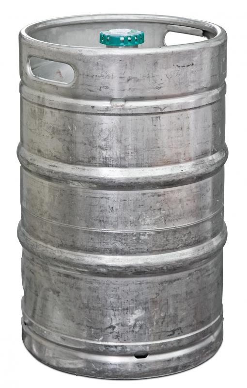 A keg is usually better for serving beer if there are a large number of guests at a toga party.